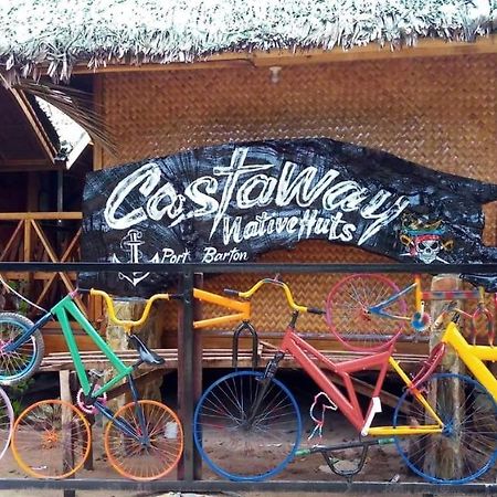 Castaway Native Huts Lägenhet San Vicente  Exteriör bild