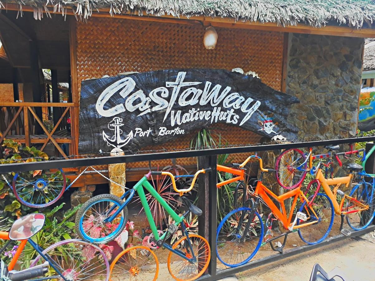 Castaway Native Huts Lägenhet San Vicente  Exteriör bild