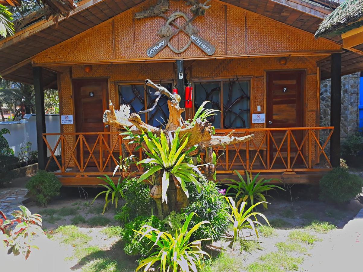 Castaway Native Huts Lägenhet San Vicente  Exteriör bild
